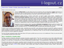 Tablet Screenshot of i-logout.cz